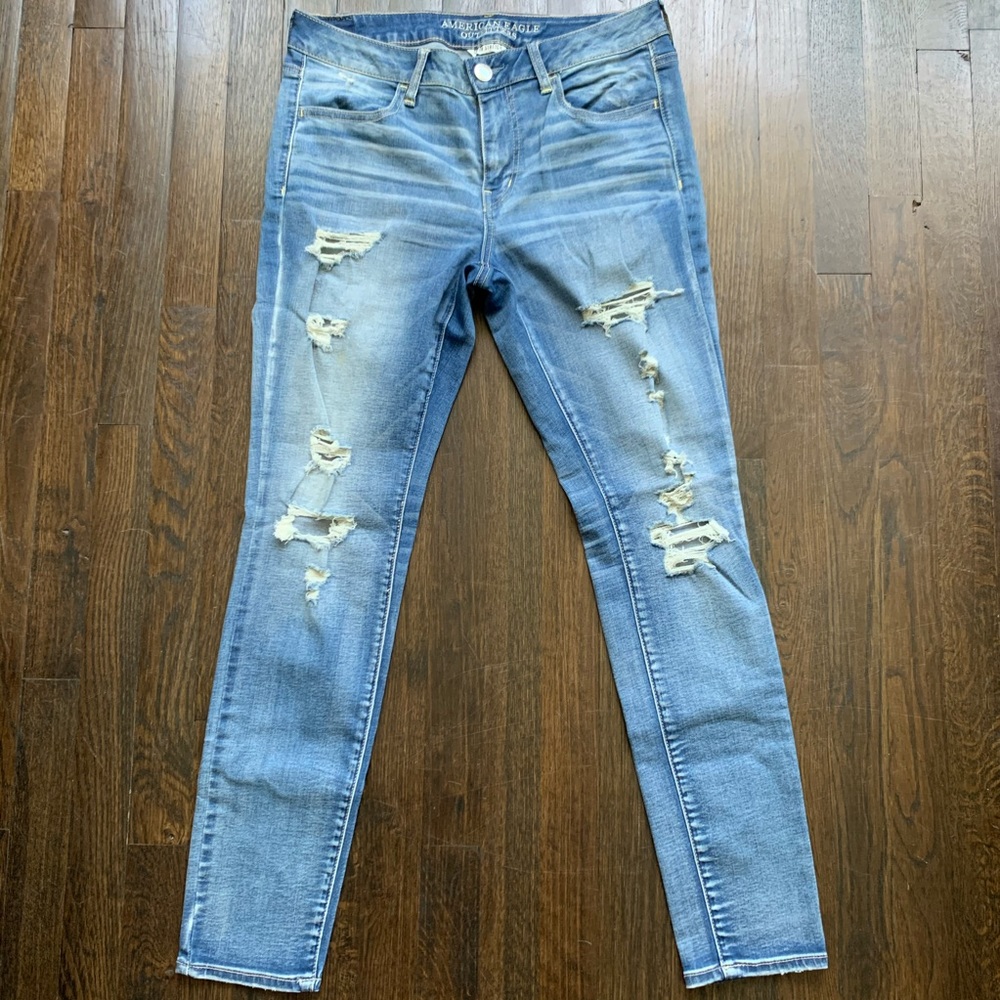 Ripped Skinny Jeans - American Eagle
